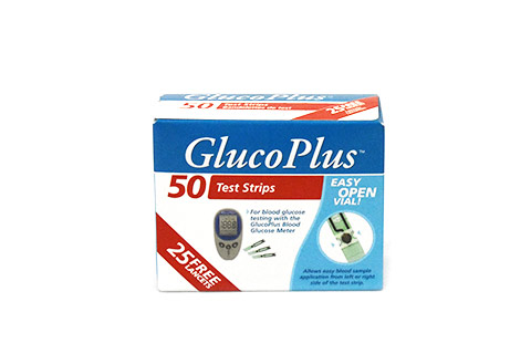 Glucoplus Monitoring Strips50's