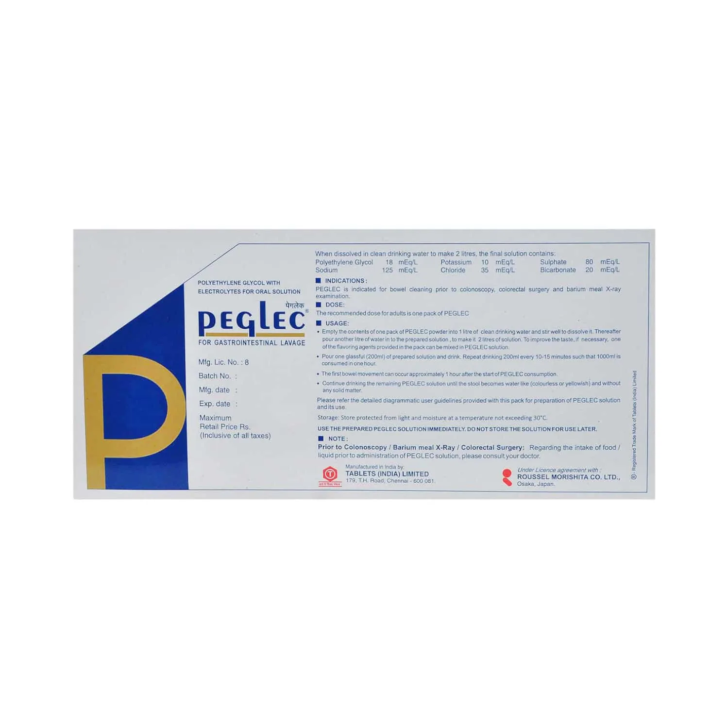 Peglec Powder