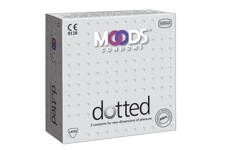Moods Dotted Condoms 3's