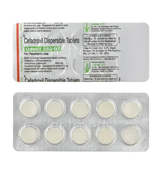 Odoxil Tabs Dt 250mg 10 10's