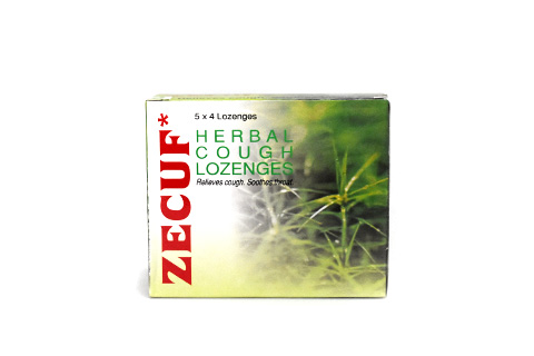 Zecuf Herbal Lozenges 20's(green)orig.