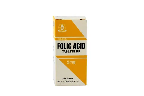 Folic Acid 5mg Tabs 100's