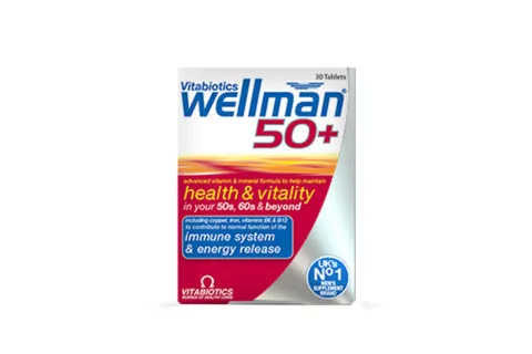 Wellman 50+ Tabs 30's
