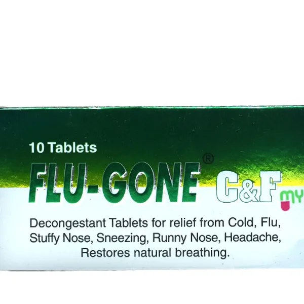 Flugone C+f Tabs 10's