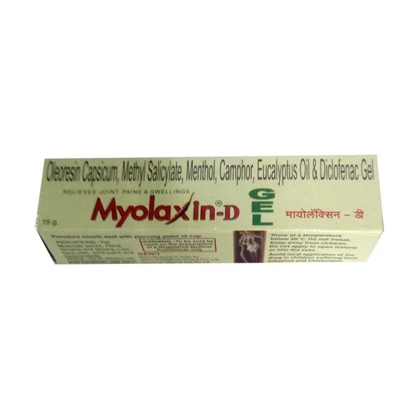 Myolaxin D Gel 15gm